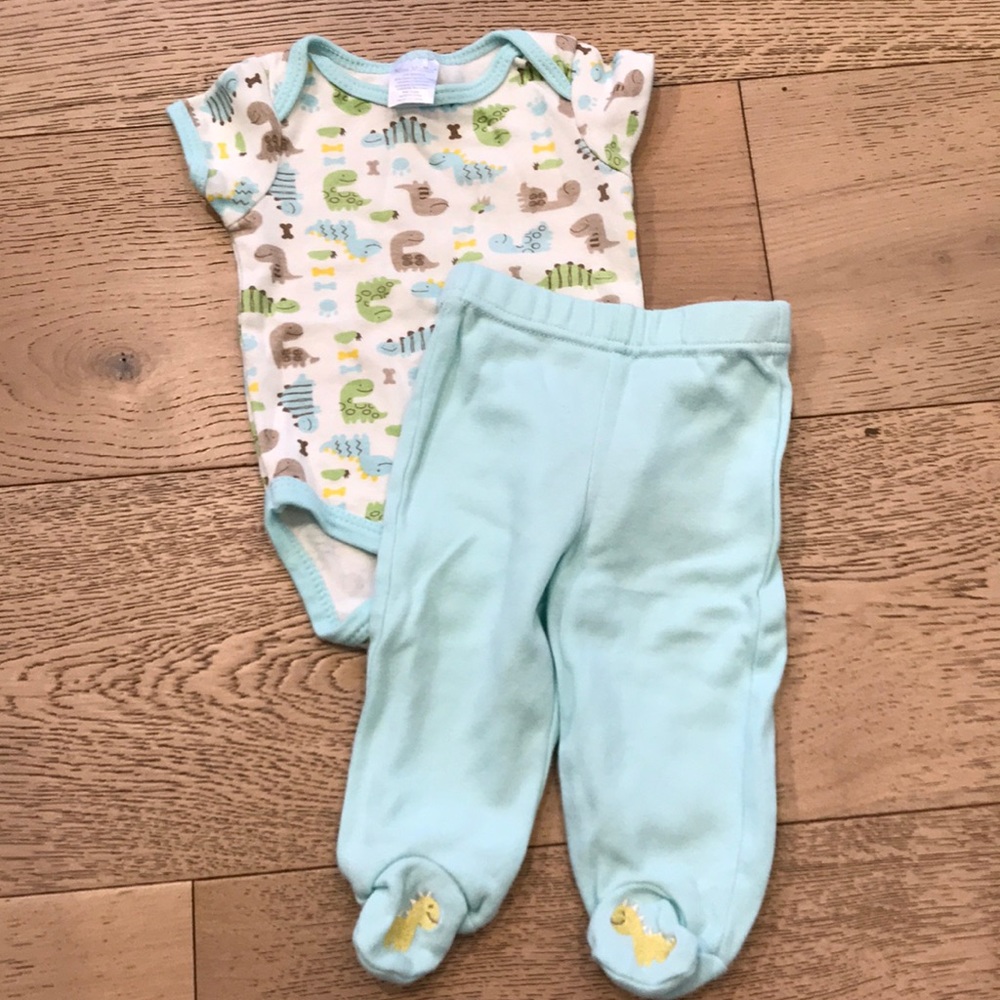 Onzie + pants dinosaur print in perfect condition
